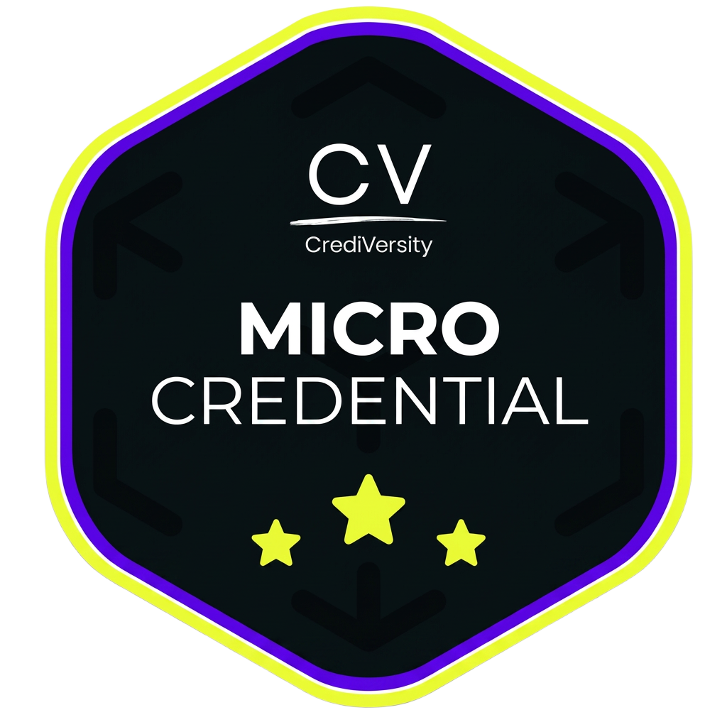 CrediVersity micro-credential badge