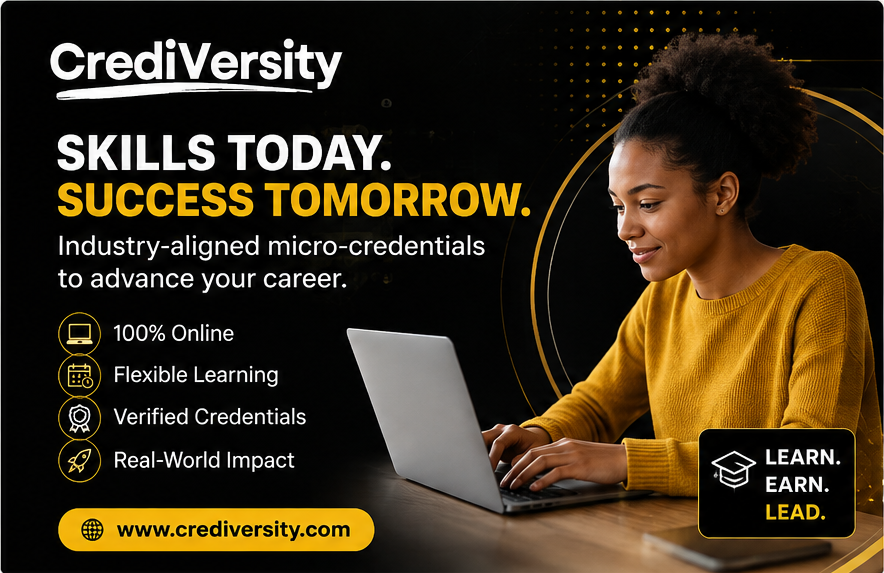 CrediVersity — Skills today. Success tomorrow. Industry-aligned micro-credentials